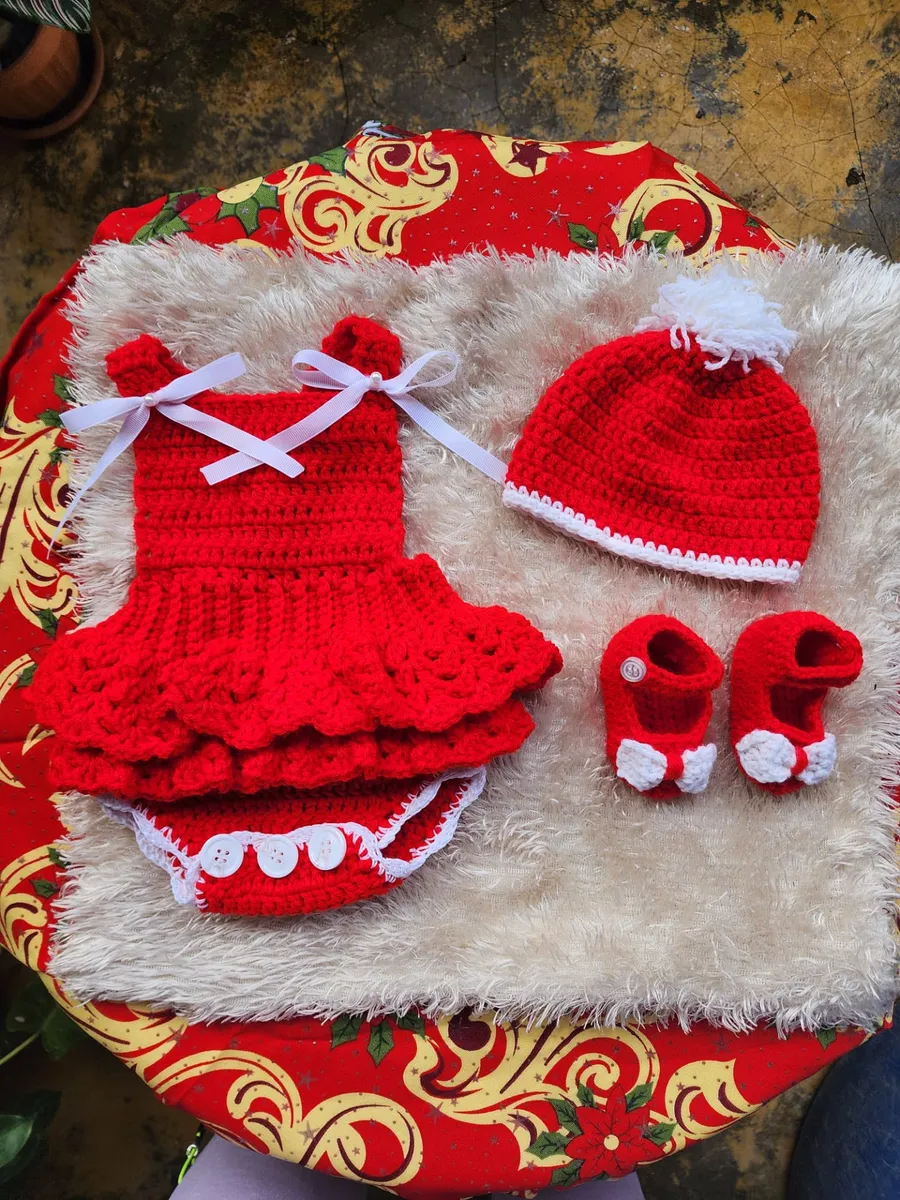 Vestido rojo navideño