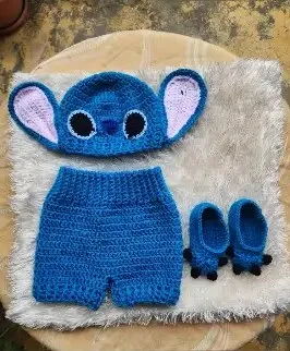 Disfraz de Stitch con mameluco