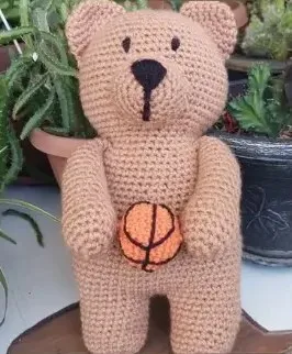 Osa tejida con balón